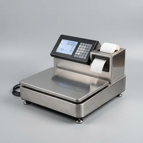 Label-printing scale